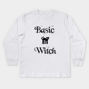 Basic Witch Kids Long Sleeve T-Shirt